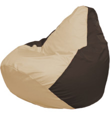 Кресло-мешок Flagman Груша Макси Г2.1-146 коричневый/бежевый