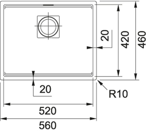 Кухонная мойка Franke Kubus 2 KNG 110-52 белый