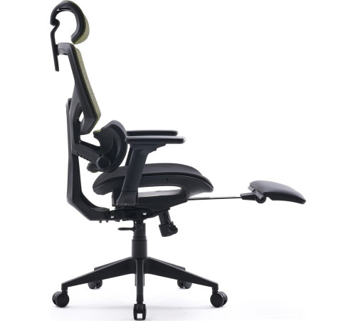 Кресло CACTUS CS-CHR-MC01-LGNBK черный/салатовый