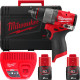 Дрель-шуруповерт Milwaukee M12 FUEL M12FDD2-202X 4933479873 с 2-мя АКБ 2 Ач, кейс