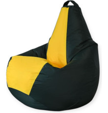 Кресло-мешок Mio Tesoro Груша Kombo XXL GF-130x85-ZZH зеленый/желтый