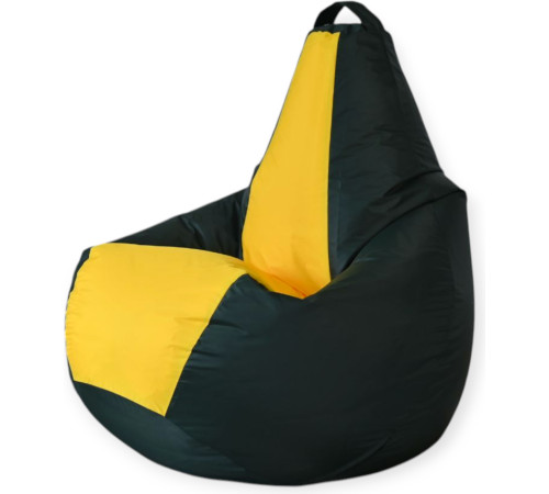 Кресло-мешок Mio Tesoro Груша Kombo XXL GF-130x85-ZZH зеленый/желтый