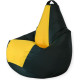 Кресло-мешок Mio Tesoro Груша Kombo XXL GF-130x85-ZZH зеленый/желтый