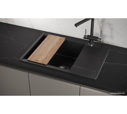 Кухонная мойка Granula ES-7003 шварц