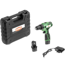 Дрель-шуруповерт Hammer ACD12/2C с 2-мя АКБ, кейс