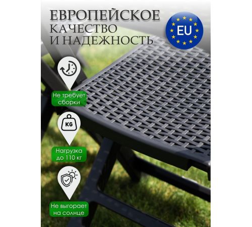 Стул Ipae Progarden Asso ASO88CAN-4 антрацит