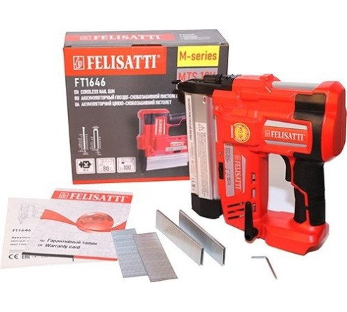 Гвоздезабиватель Felisatti FT1646 без АКБ