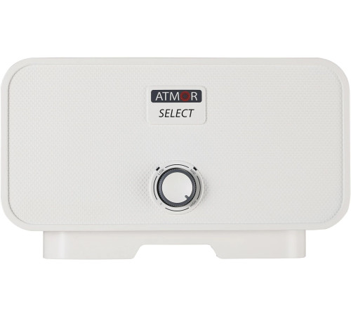 Проточный электрический водонагреватель Atmor Select 12 кВт TR белый