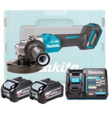 Угловая шлифмашина Makita GA005GU201 с 2-мя АКБ, кейс