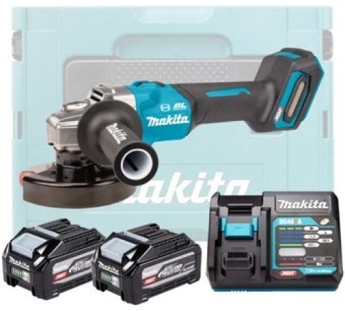 Угловая шлифмашина Makita GA005GU201 с 2-мя АКБ, кейс