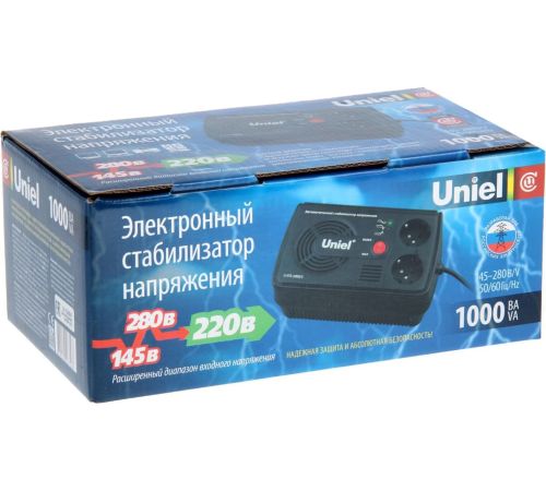 Стабилизатор напряжения Uniel U-STR-1000/1