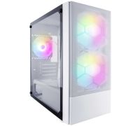Корпус 1stPlayer Firebase X4-M-WH-2F1P-W-1F1-W