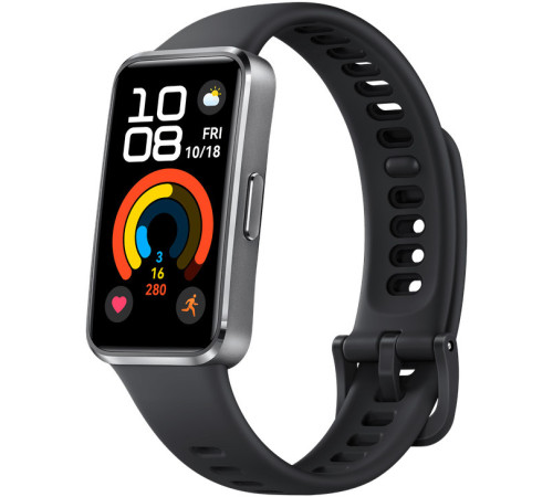Фитнес-браслет Huawei Band 10 матовый черный, международная версия