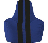 Кресло-мешок Flagman Спортинг С1.1-115 синий/чёрный