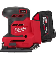 Виброшлифмашина Milwaukee M18 BQSS-502B 4933479967 с 2-мя АКБ, сумка