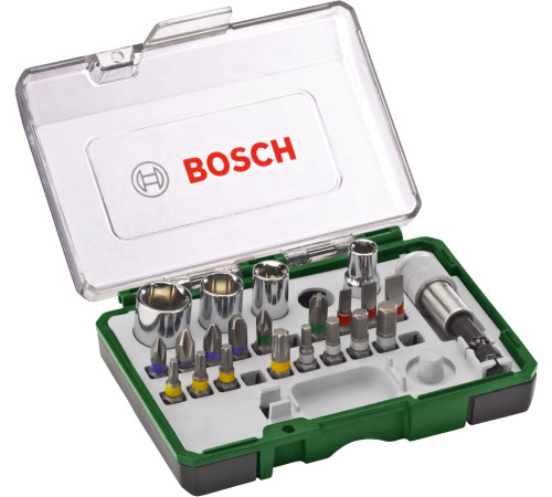 Набор торцевых головок и бит  Bosch Promoline 2607017160 27 предметов