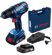 Ударная дрель-шуруповерт Bosch GSB 180-LI Professional 06019F8307 с 2-мя АКБ, кейс