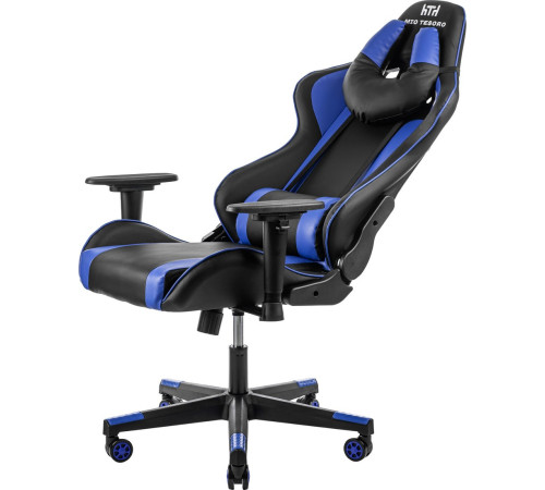 Игровое геймерское кресло Mio Tesoro Winner 8051 черный/синий
