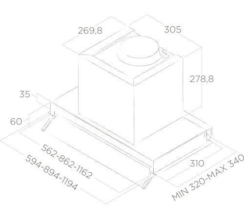 Кухонная вытяжка Elica Box In Plus IXGL/A/60 PRF0097795A