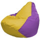 Кресло-мешок Flagman Груша Мини L Г0.1-253 желтый/сиреневый