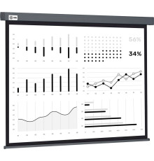 Проекционный экран CACTUS Wallscreen 180x180 CS-PSW-180X180-SG