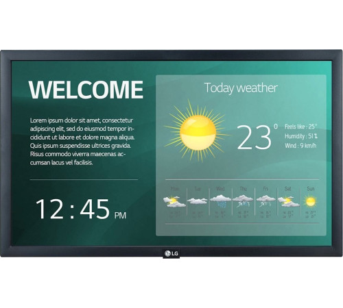 Информационная панель LG 22SM3G-B