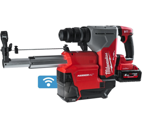 Перфоратор Milwaukee M18 ONE FHPX DEL-552C Fuel One-Key 4933478498 с 2-мя АКБ, кейс