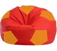 Кресло-мешок Flagman Мяч Стандарт М1.1-176 красный/оранжевый