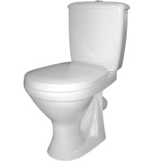 Унитаз Оскольская керамика Суперкомпакт белый, косой выпуск