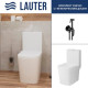 Унитаз напольный Lauter W09 P-TRAP 21900002 + гигиенический душ Daze 21GN3132BM горизонтальный выпуск