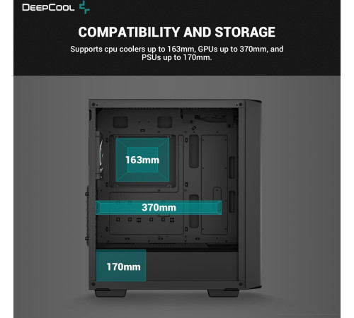 Корпус DeepCool CC560 V2 ARGB R-CC560-BKTAA4-G-2