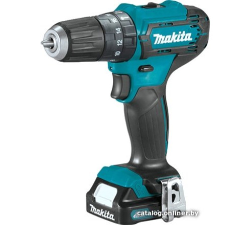Ударная дрель-шуруповерт Makita HP333DWME с 2-мя АКБ, кейс