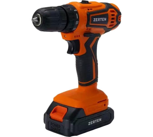 Дрель-шуруповерт Zerten ASB-18S с 2-мя АКБ, кейс