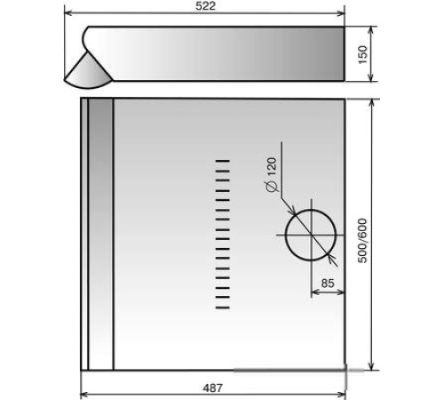 Кухонная вытяжка Elikor Davoline 60П-290-П3Л черный