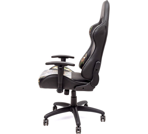 Кресло AksHome Military Eco черный/камуфляж