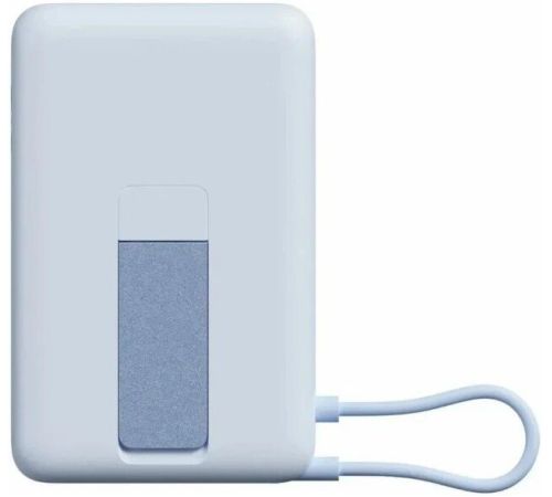 Внешний аккумулятор Xiaomi Magnetic Power Bank with Built-in Stand WPB1007Z 10000mAh голубой, международная версия