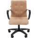 Офисное кресло CHAIRMAN 030 ткань, Т-10 бежевый/пластик/ролик PU