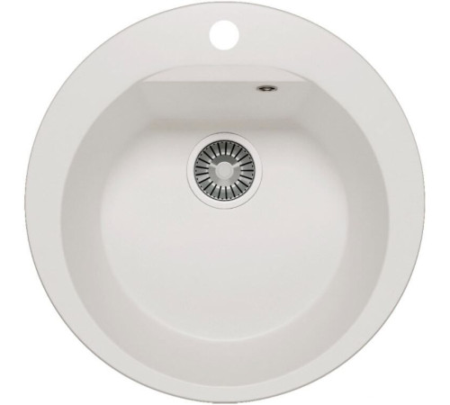 Кухонная мойка Polygran Atol-520 белый хлопок 36