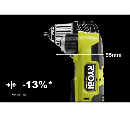Угловая дрель Ryobi RAD18C-0 5133004949 без АКБ