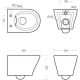 Унитаз подвесной Sanita Breeze Rimless WC.WH/Breeze/DM.Rim/WHT.G/S1