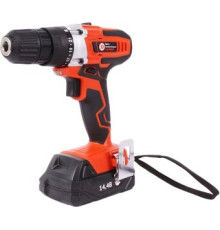 Дрель-шуруповерт Калибр ДА-14.4-2А+ с 2-мя АКБ, кейс