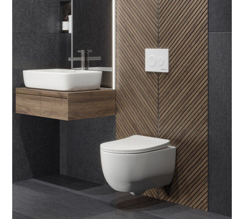 Унитаз подвесной Berges Wasserhaus Ventas c сиденьем Toma Slim SO микролифт