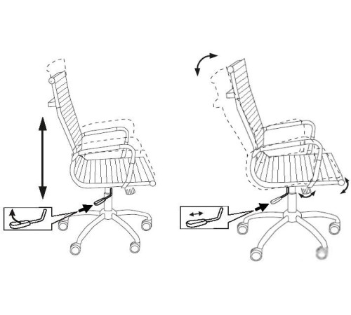 Кресло Бюрократ CH-883 черный