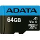 Карта памяти ADATA Premier AUSDX64GUICL10A1-RA1 microSDXC 64GB с адаптером