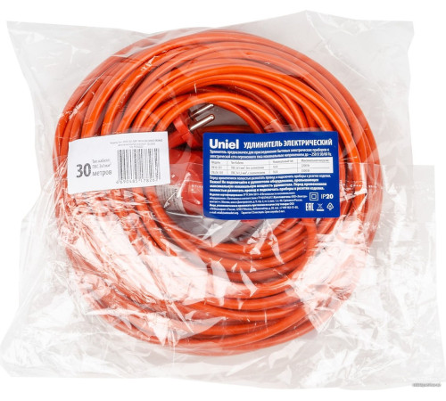 Удлинитель Uniel YX10-101 /UCK-1N/2x1,00/30M/O ORANGE UL-00010795