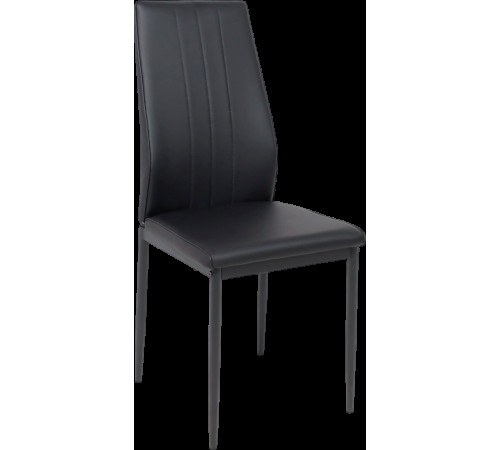 Стул AksHome Oreo экокожа, черный/черный