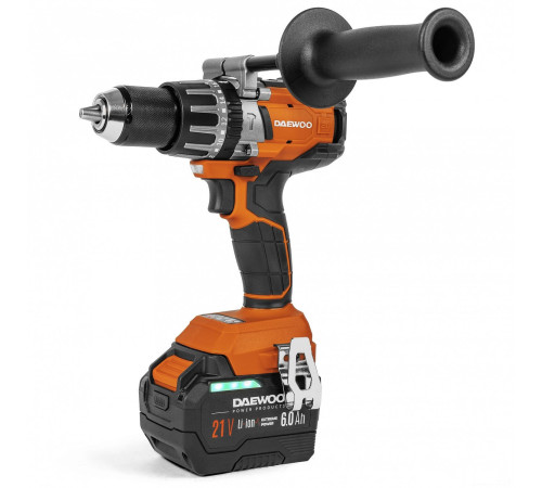 Ударная дрель-шуруповерт Daewoo Power DAA 2161Li с 2-мя АКБ, кейс