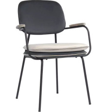 Стул с подлокотниками Bergenson Bjorn Pea BB0000700 темно-серый/бежевый