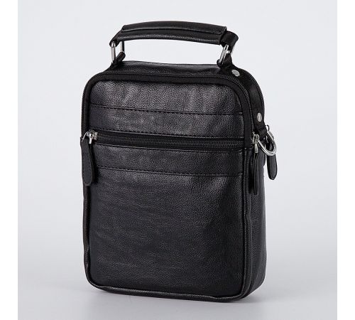 Мужская сумка Poshete 273-8011-BLK черный