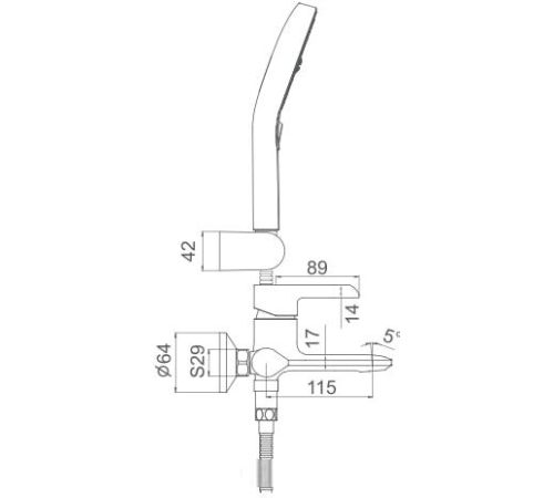 Смеситель Gappo G3203-6